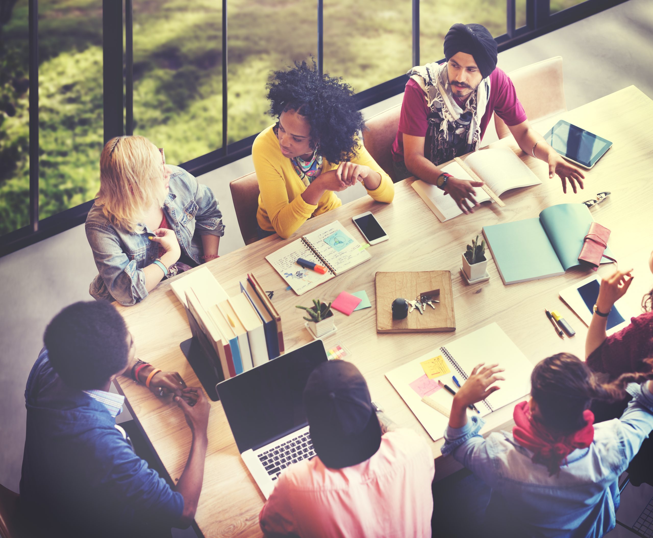 picture of a diverse group workshop