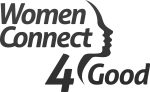 woman connect 4 good logo black