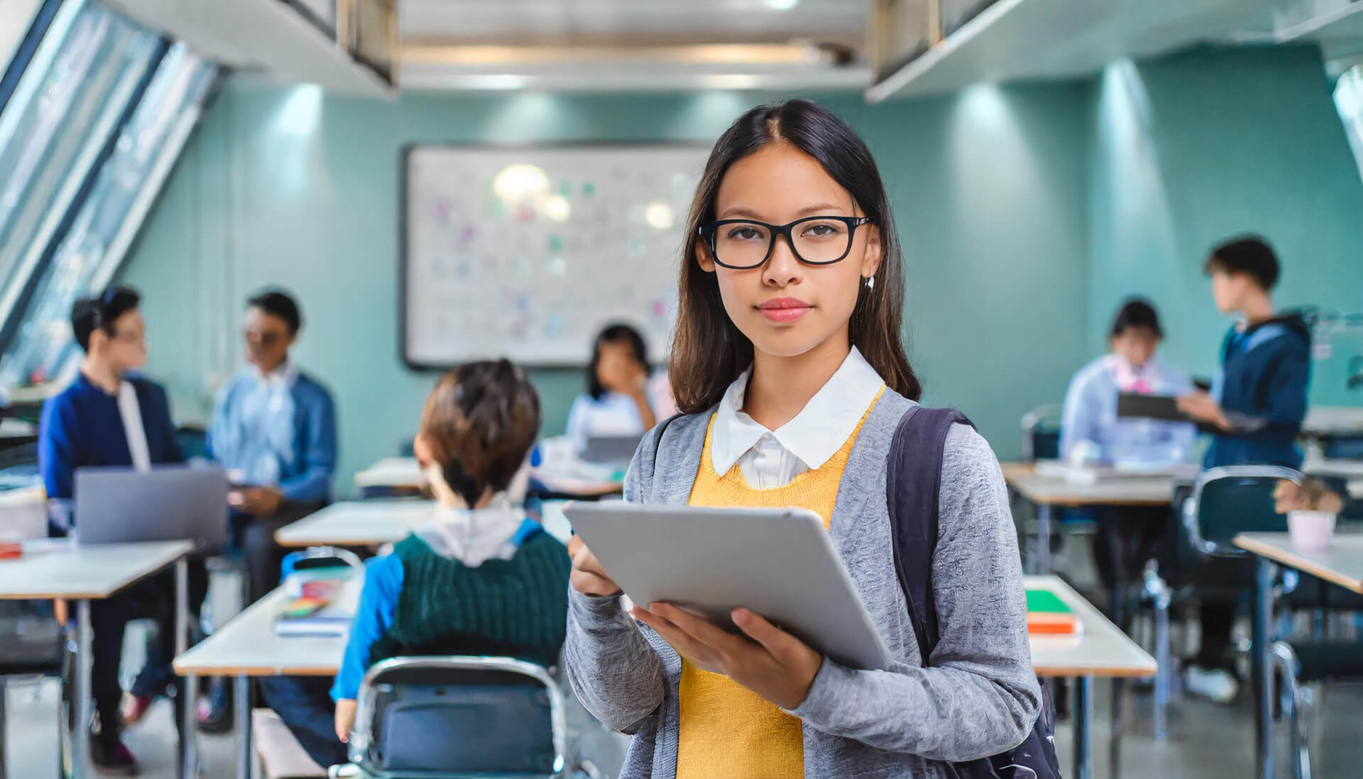 female student of the future